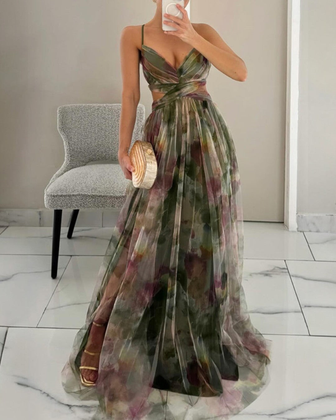 VESTIDO MARBELLA™ | Vestido largo estampado ligero y elegante
