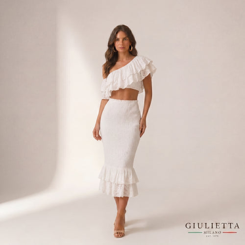 CONJUNTO DOLLY LACE™ | Elegancia romántica con silueta sirena