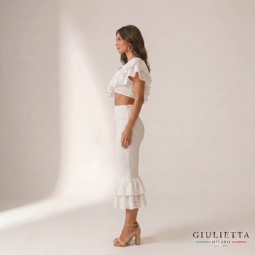 CONJUNTO DOLLY LACE™ | Elegancia romántica con silueta sirena