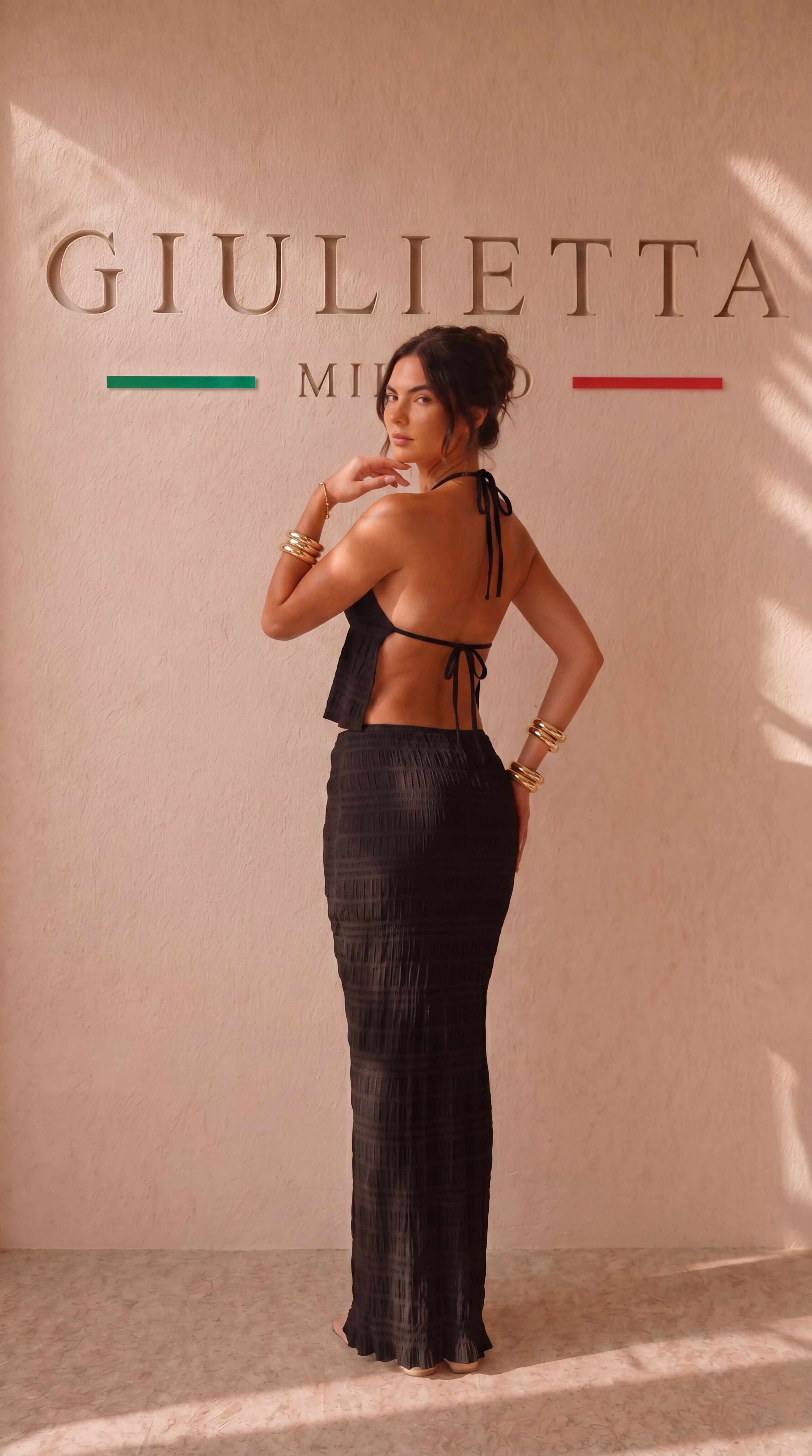 CONJUNTO MICONOS™ |Conjunto de Vestido Largo de 2 Piezas Marielle Cove