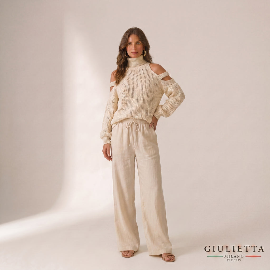 CONJUNTO NARA™ | Conjunto de punto y lino relajado