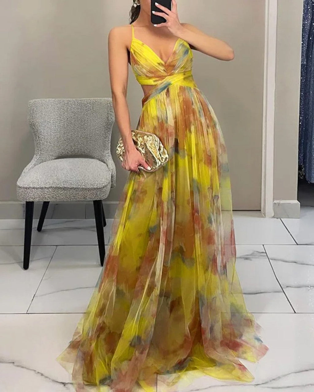 VESTIDO MARBELLA™ | Vestido largo estampado ligero y elegante