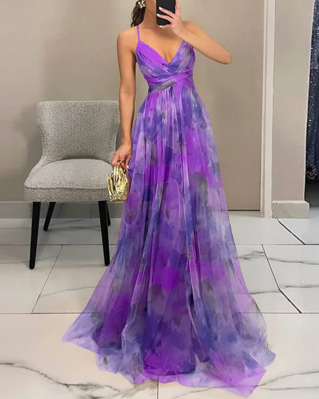 VESTIDO MARBELLA™ | Vestido largo estampado ligero y elegante