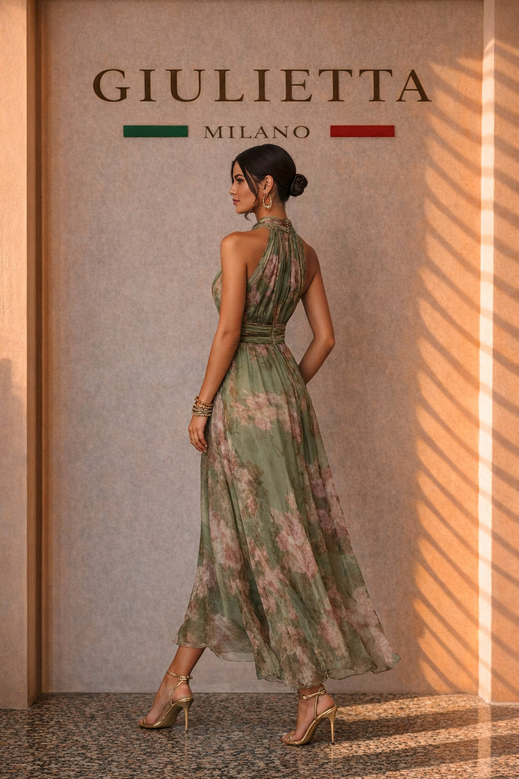 VESTIDO AURORA™ | Vestido maxi floral vaporoso