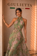 VESTIDO AURORA™ | Vestido maxi floral vaporoso