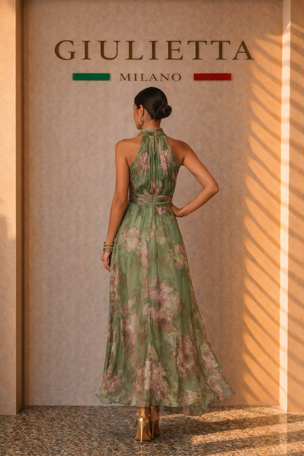 VESTIDO AURORA™ | Vestido maxi floral vaporoso