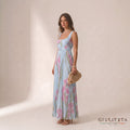 VESTIDO GABRIELA™ | Vestido Floral Elegante con Caída Plisada