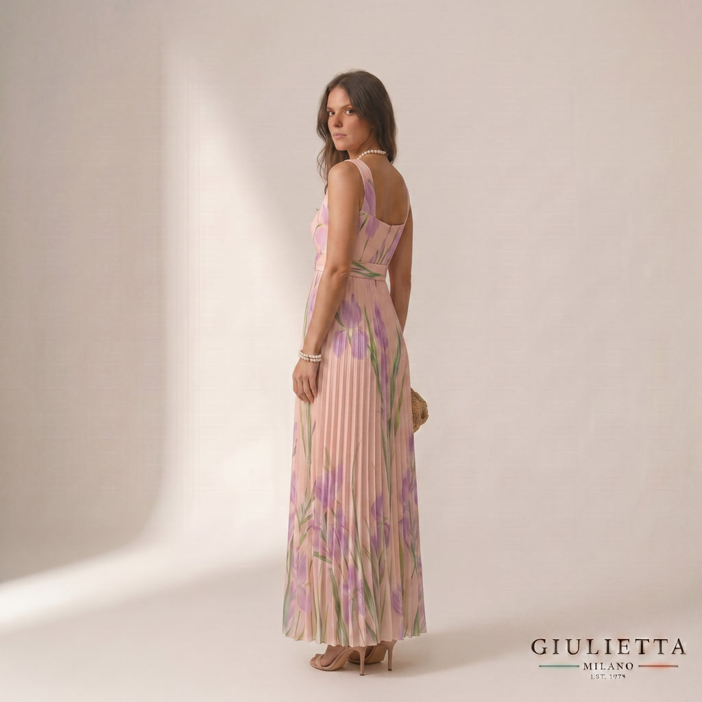 VESTIDO GABRIELA™ | Vestido Floral Elegante con Caída Plisada