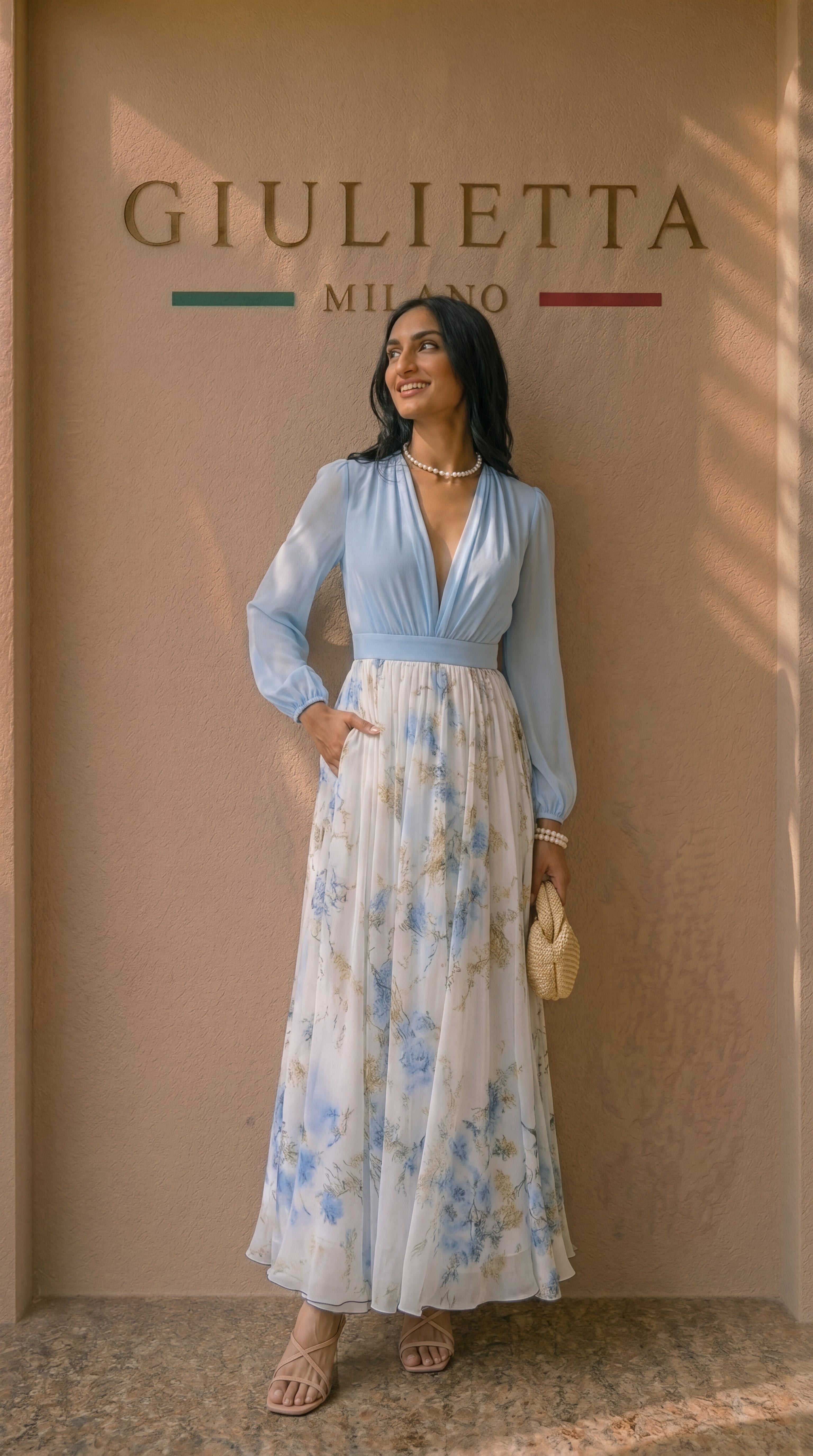VESTIDO MARINO™ | Hermoso Vestido Maxi con Estampado Floral