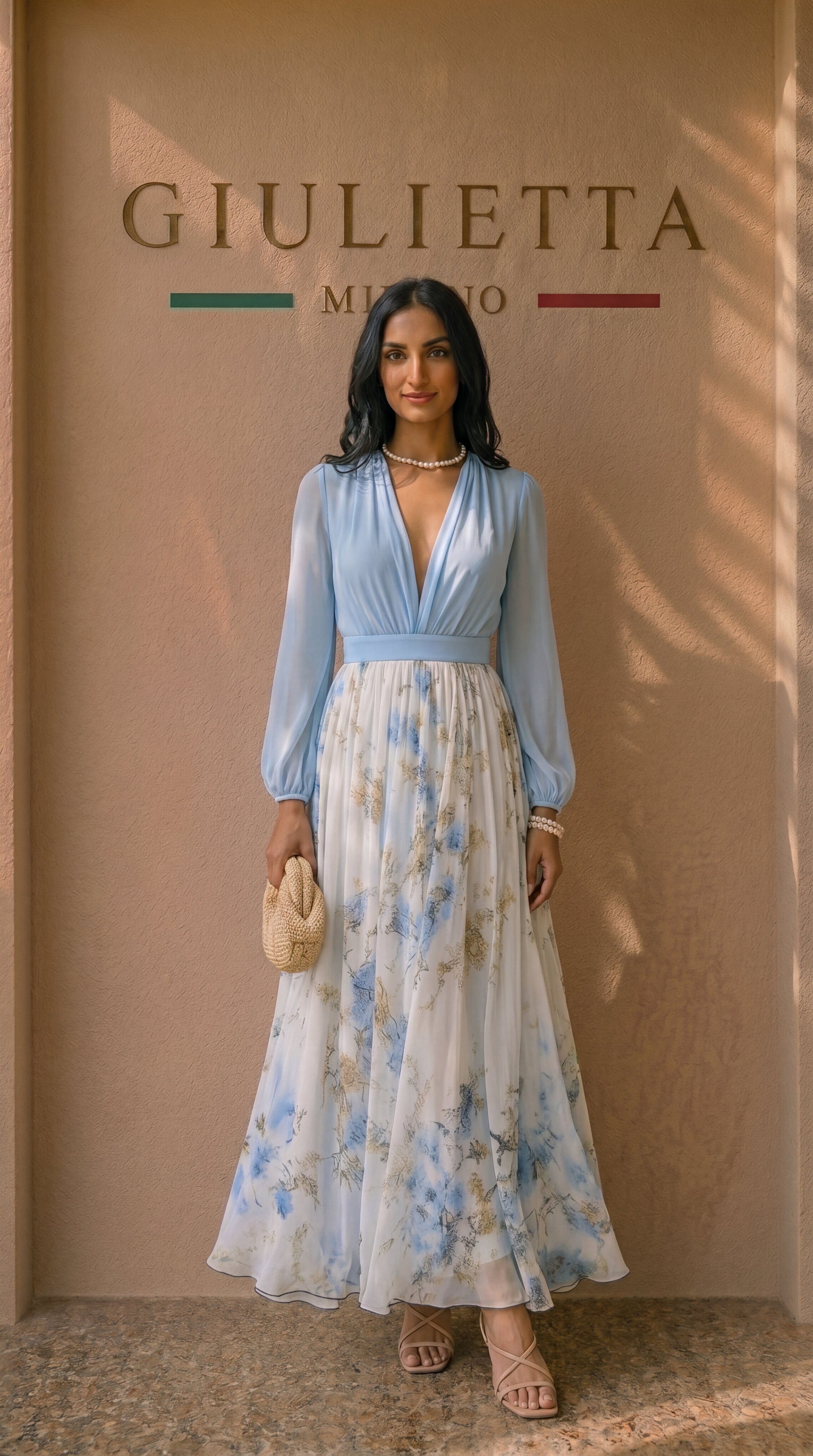 VESTIDO MARINO™ | Hermoso Vestido Maxi con Estampado Floral