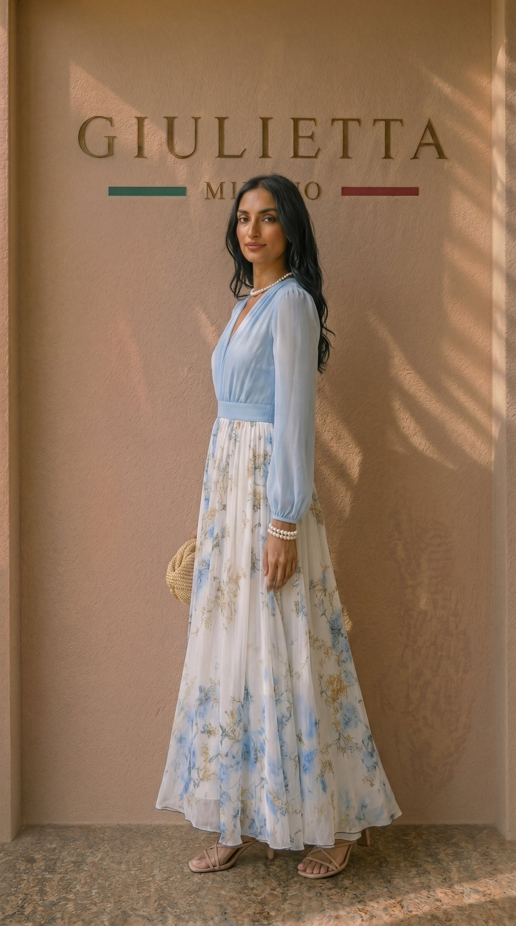 VESTIDO MARINO™ | Hermoso Vestido Maxi con Estampado Floral