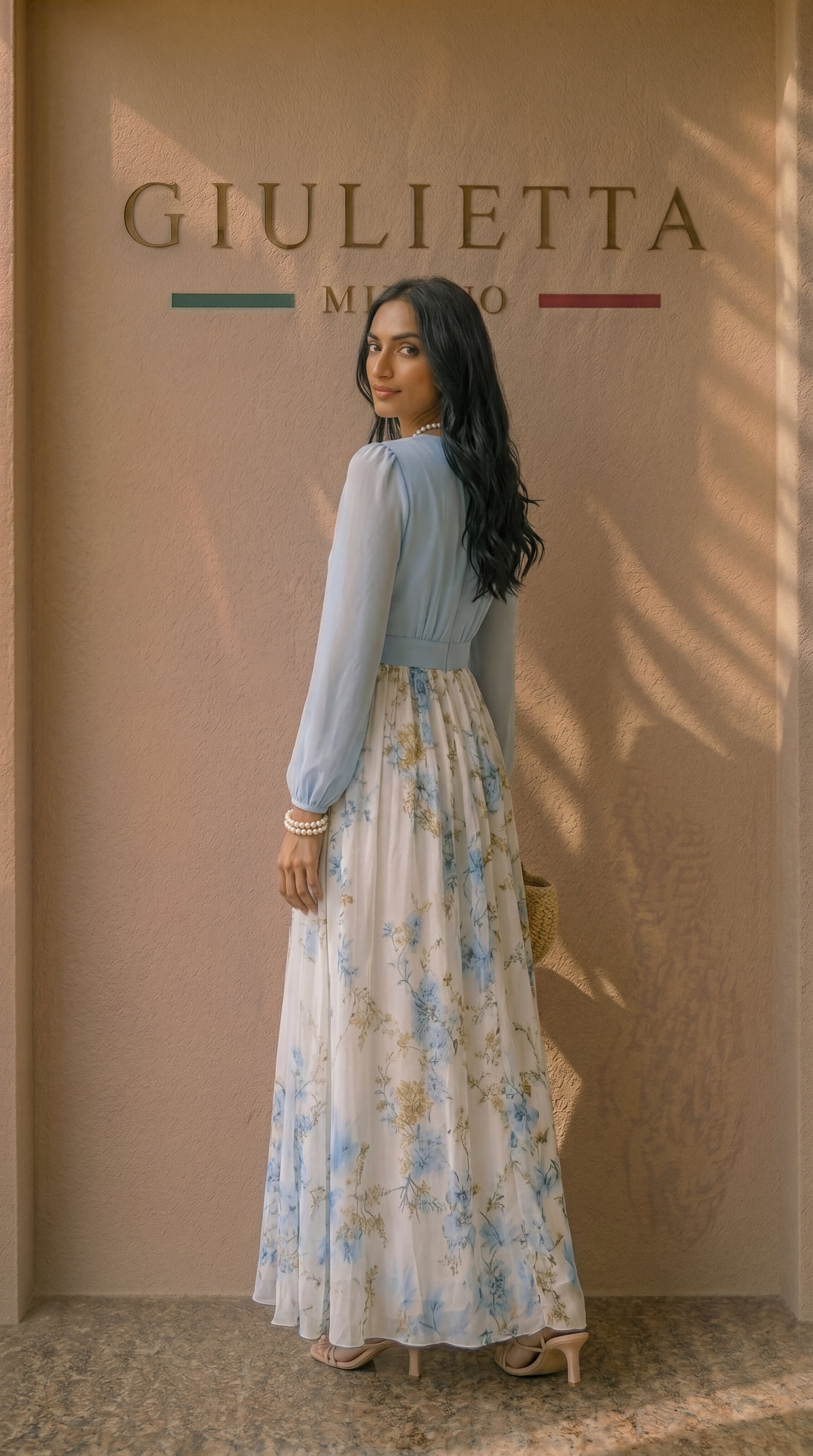 VESTIDO MARINO™ | Hermoso Vestido Maxi con Estampado Floral