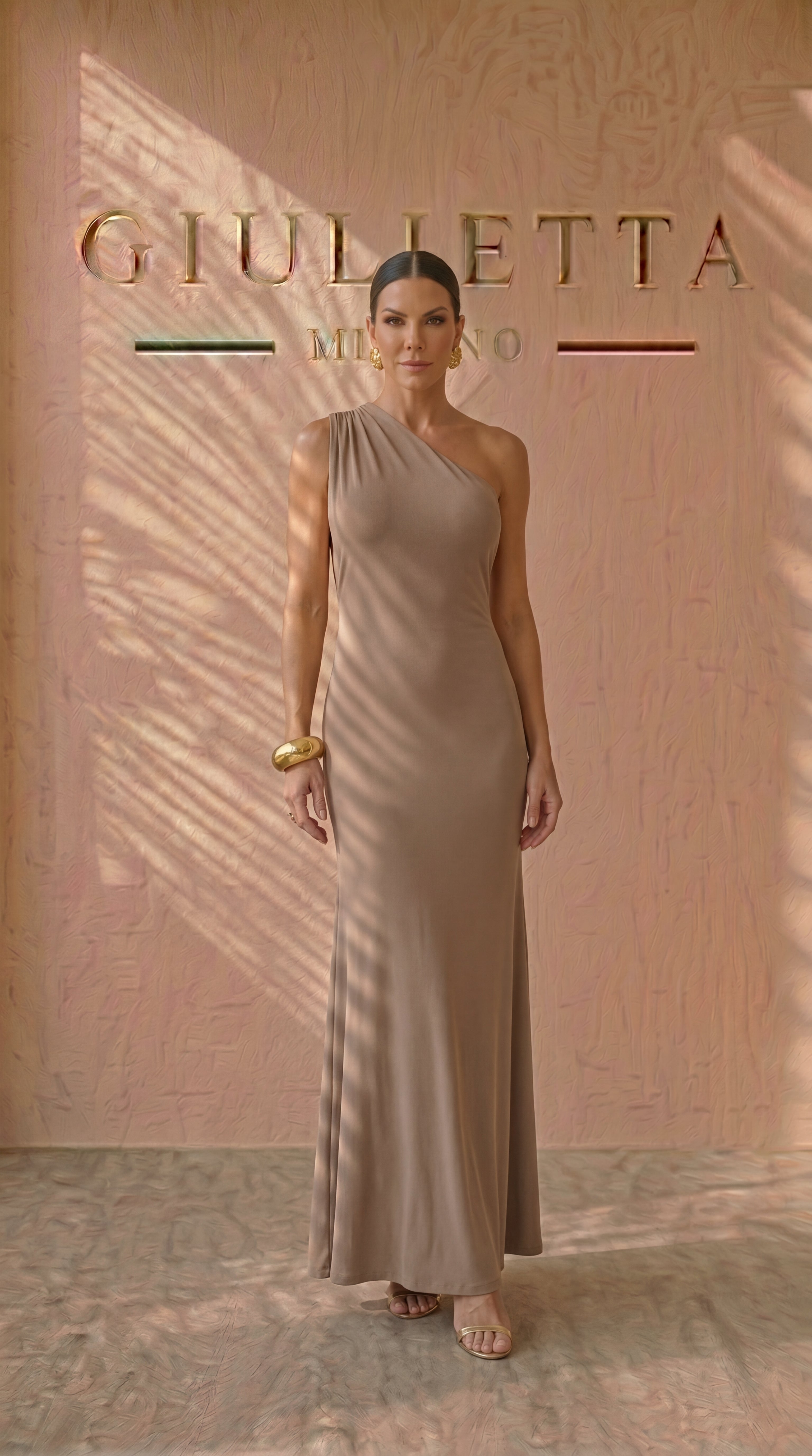 VESTIDO NAGORE™ | Vestido maxi asimétrico de espalda abierta