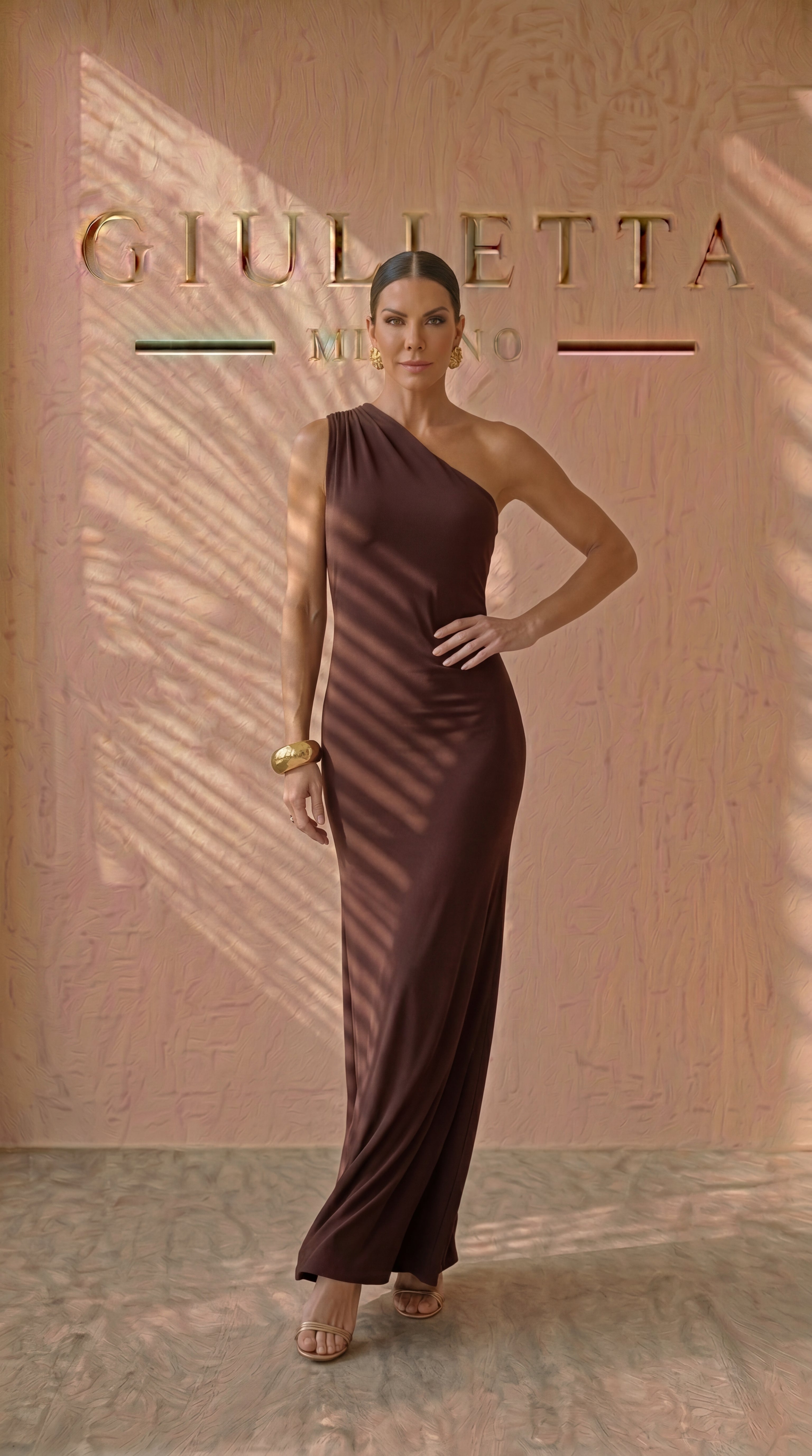 VESTIDO NAGORE™ | Vestido maxi asimétrico de espalda abierta