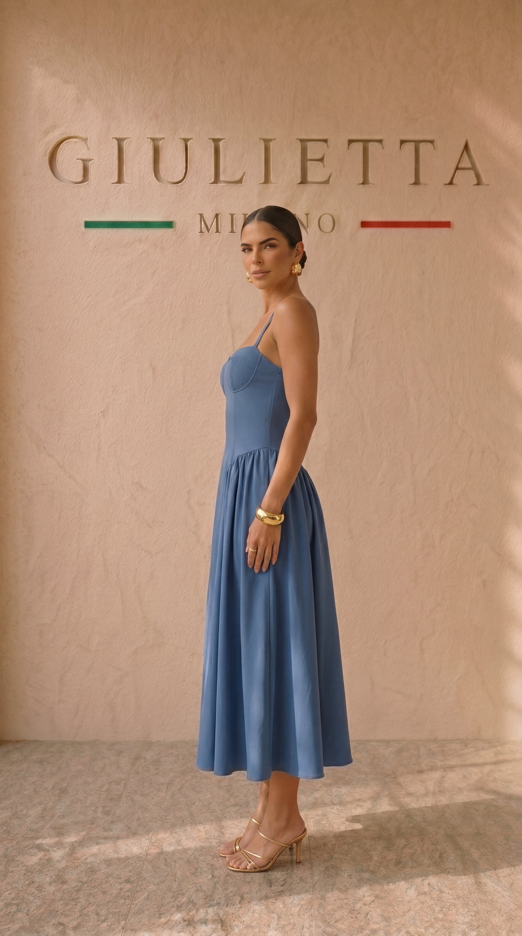 VESTIDO NAVY™ | Silueta corsé con elegancia estructurada