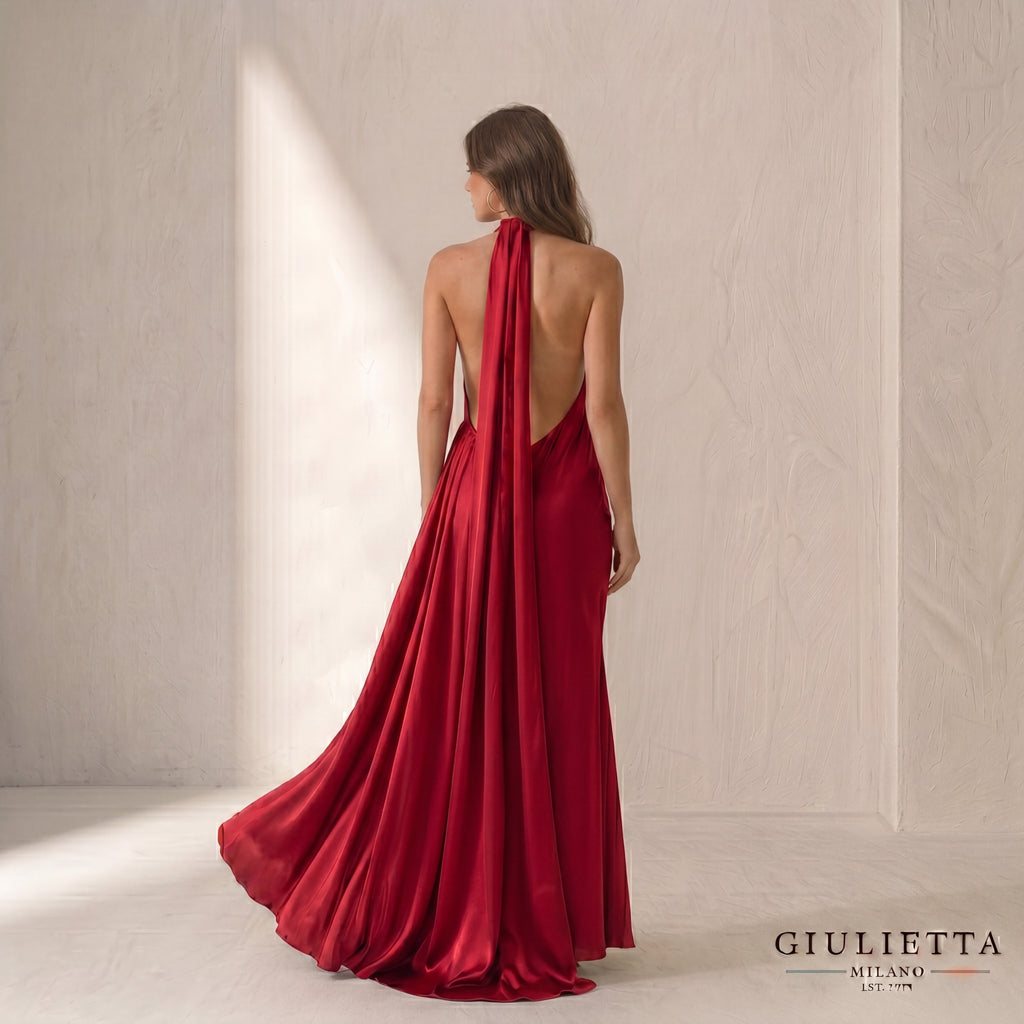 VESTIDO SHANE™ |  Tela ligera con efecto seda que refleja la luz