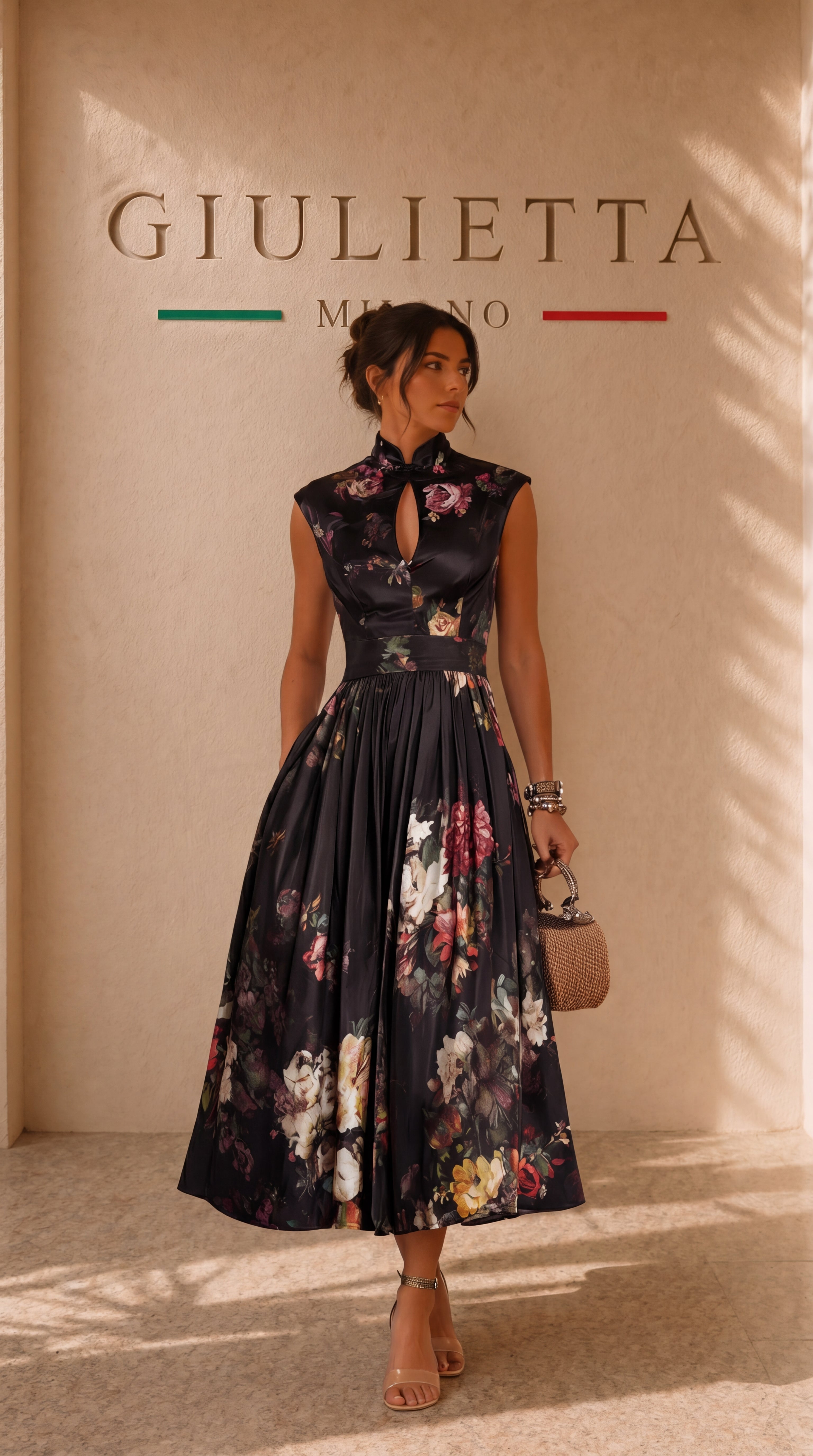 VESTIDO SIENNA™ | Vestido midi floral