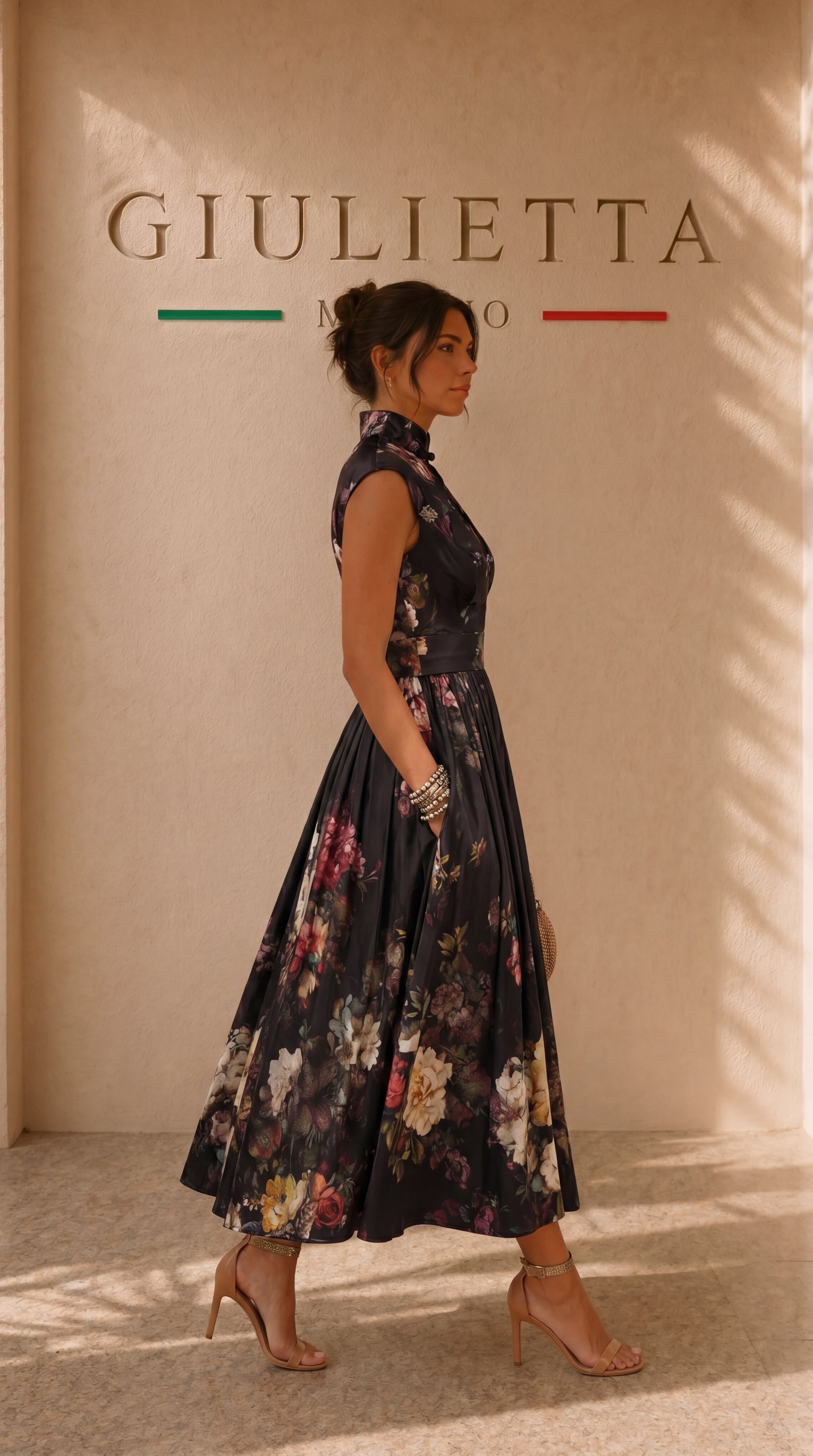 VESTIDO SIENNA™ | Vestido midi floral