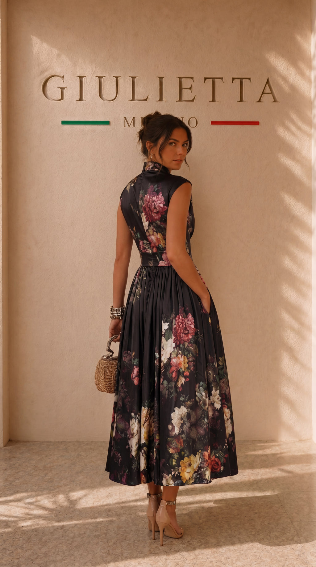 VESTIDO SIENNA™ | Vestido midi floral
