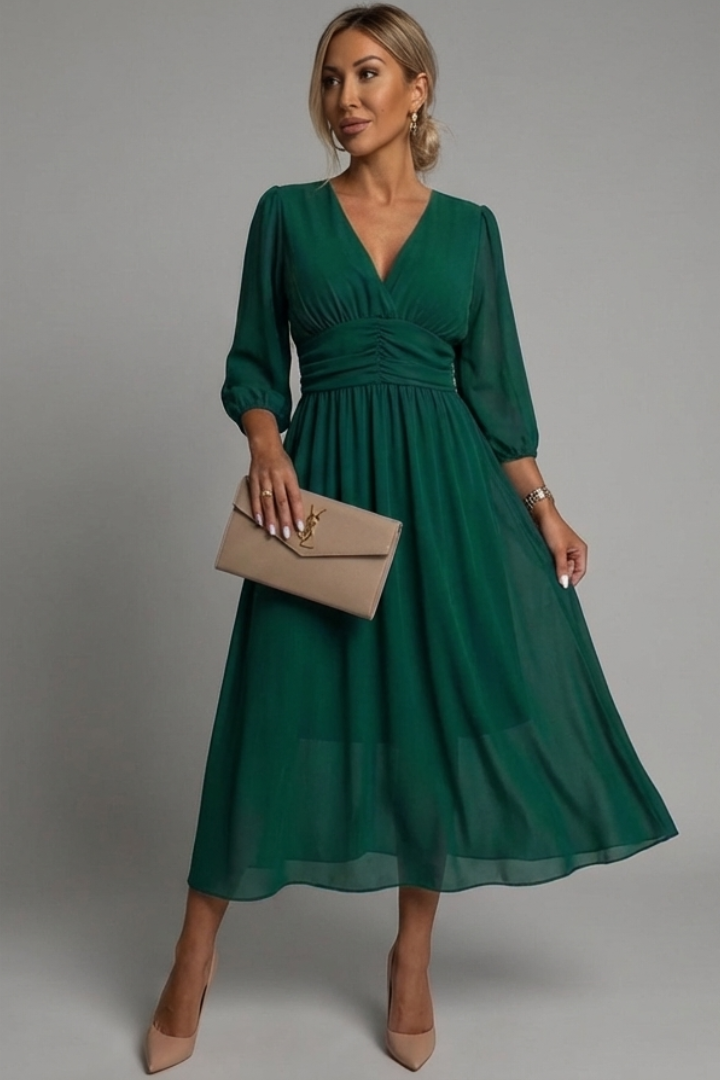 VESTIDO CAMILA ™ |Vestido envolvente elegante