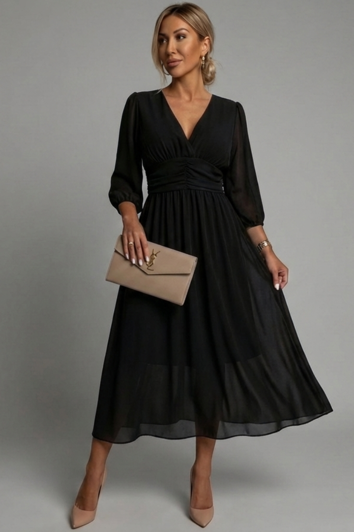 VESTIDO CAMILA ™ |Vestido envolvente elegante